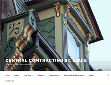Tablet Screenshot of centralcontractingstlouis.com